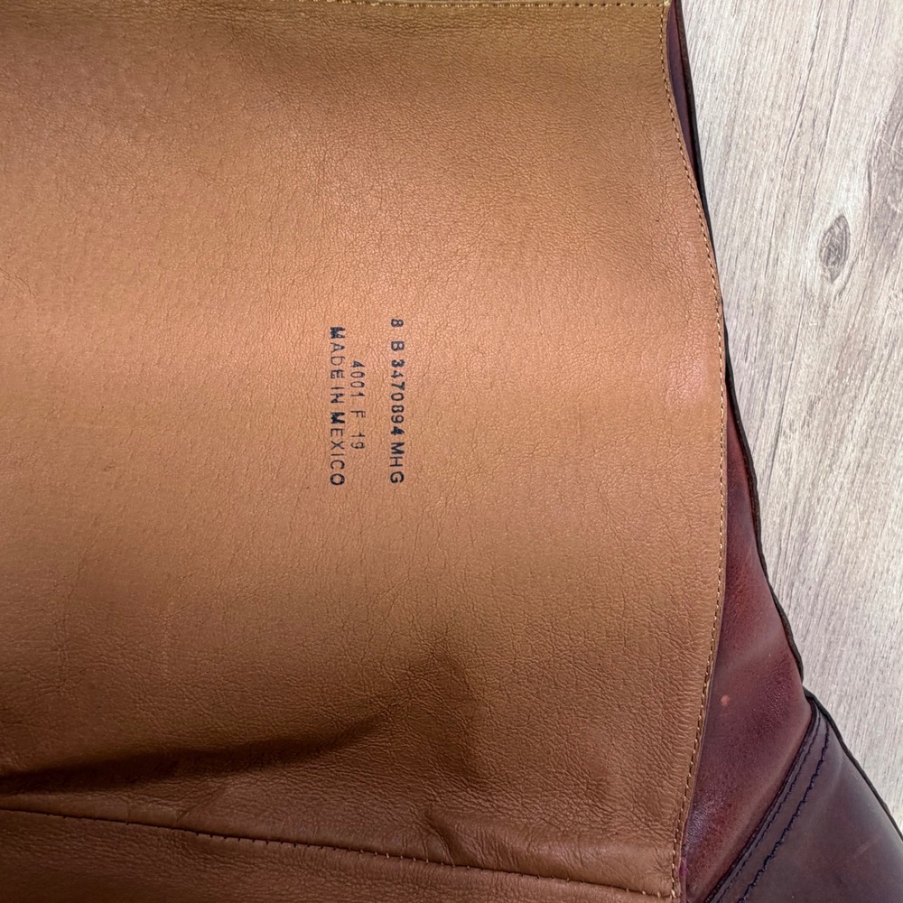 Frye Melissa Button Tall Riding Boots Size 8B - Picture 8 of 9